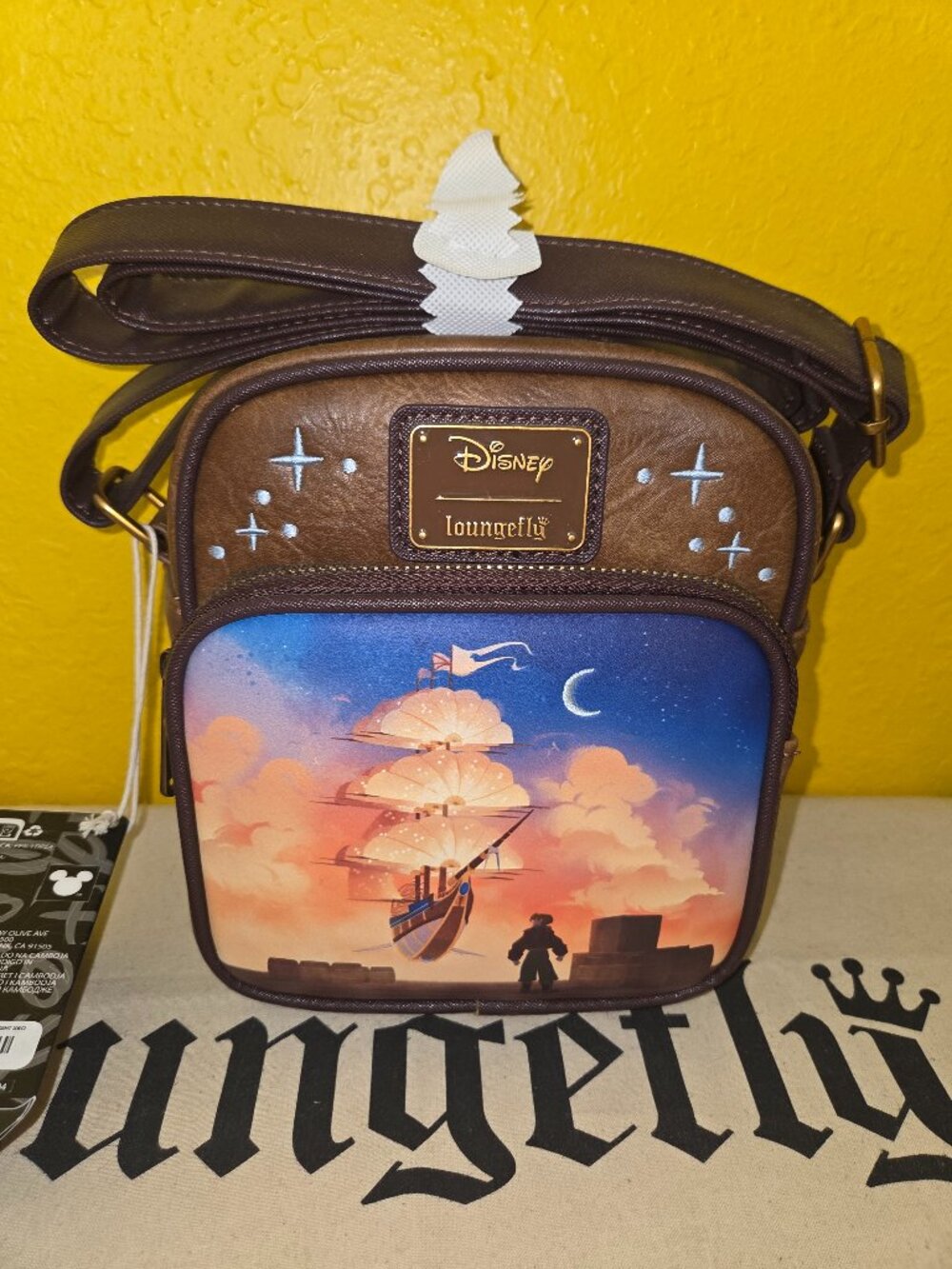 Loungefly Disney Treasure Planet RLS Legacy Portrait Crossbody Bag